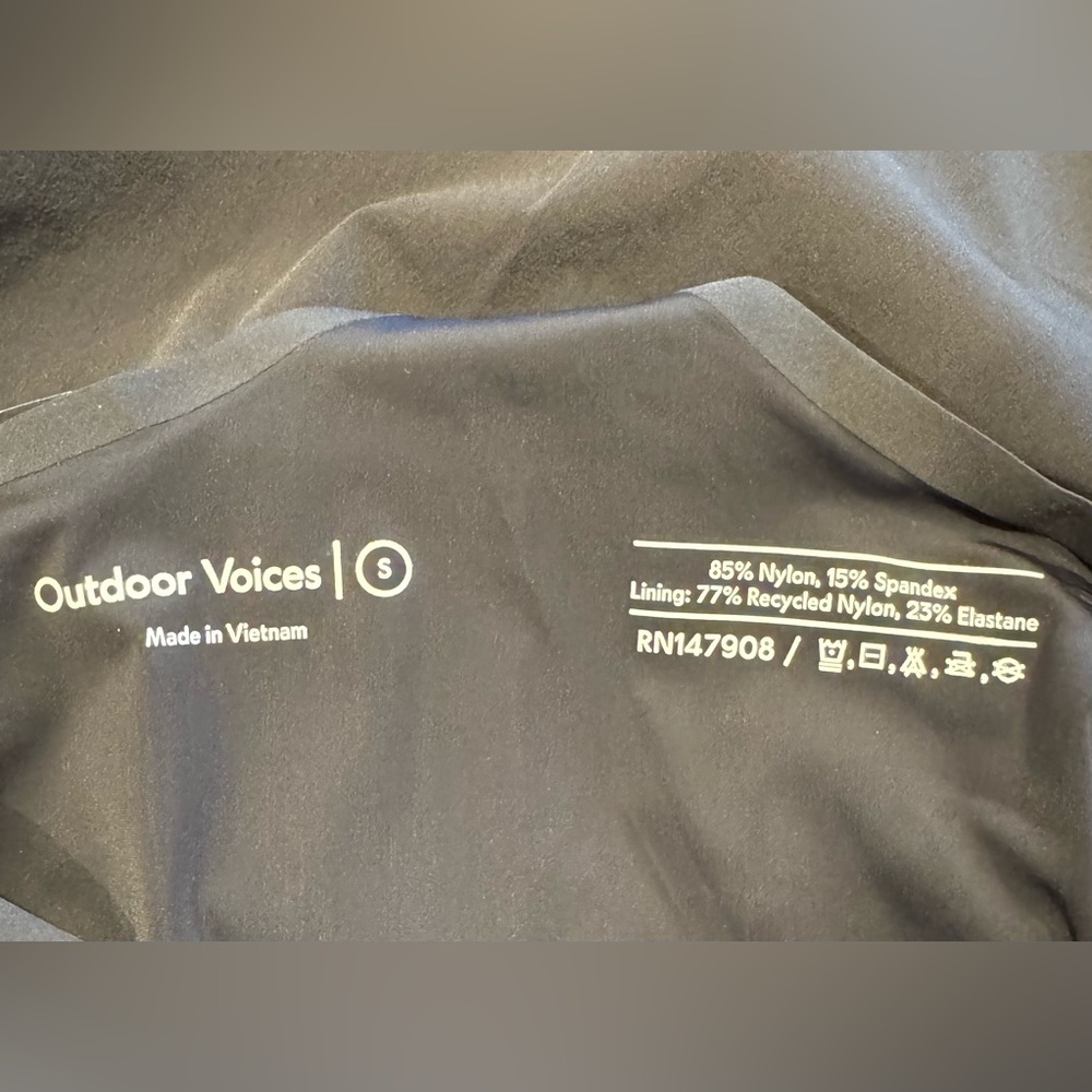 Outdoor Voices The Exercise Dress Black Women’s Size Small, NWT - Picture 11 of 12